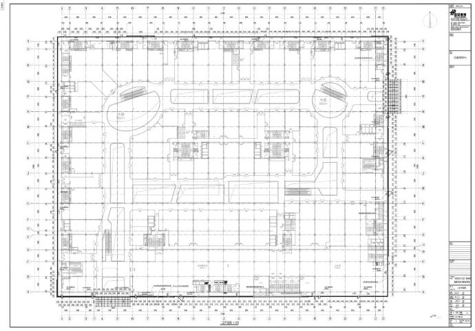 万达广场项目二层平面图_图1