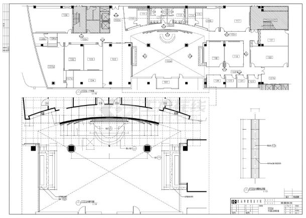 e-1.11.2.dwg大廳天花板平面圖CAD图-图一