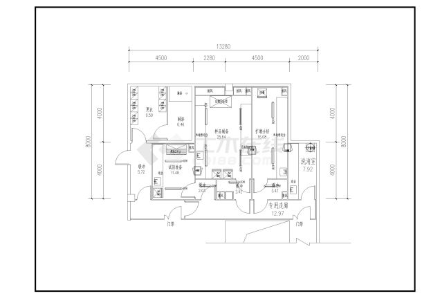 人民医院-PCR实验室建设项目-电气施工图-图一