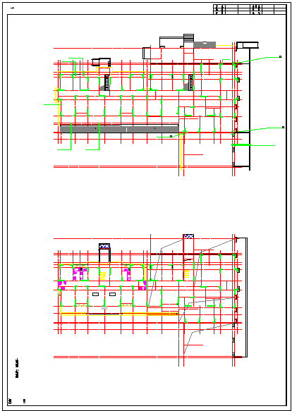 泗洪“世纪园”30号商住楼建筑图设计低版本-图一