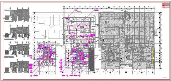多栋高层商业综合楼空调通风防排烟施工设计全套图（大院设计）_图1