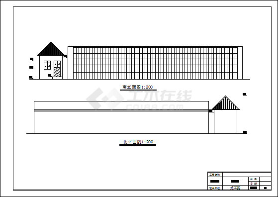 冬暖式日光温室大棚工程建筑施工图-图一