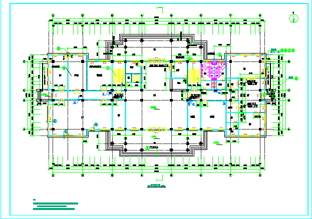 银川市某企业单位六层欧式框架结构办公楼全套建筑设计CAD图纸_图1