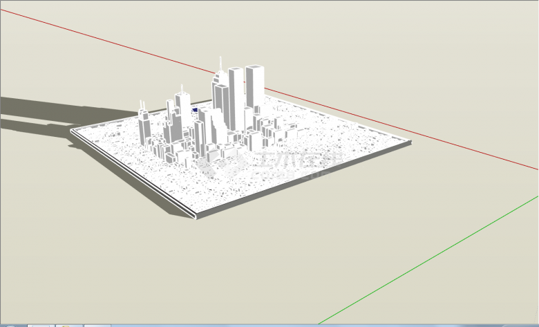 全方位简约简化城市的SU模型-图一