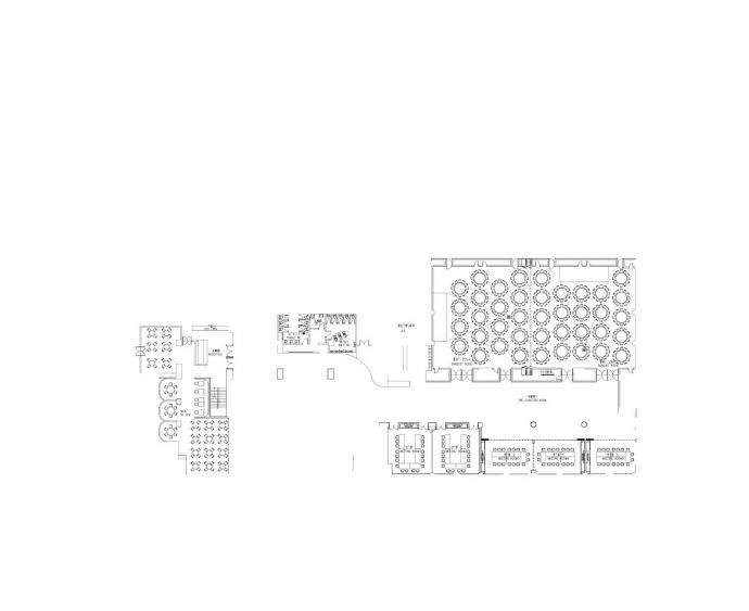 某地车展厅结构平面图_图1