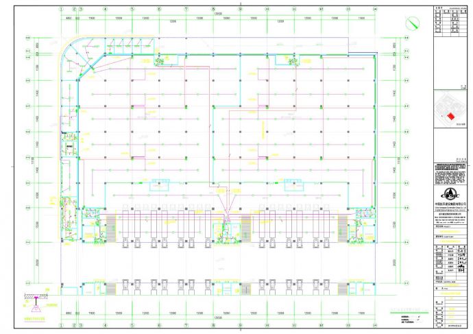 广东某大型物流仓储园B02电气施工图CAD_图1