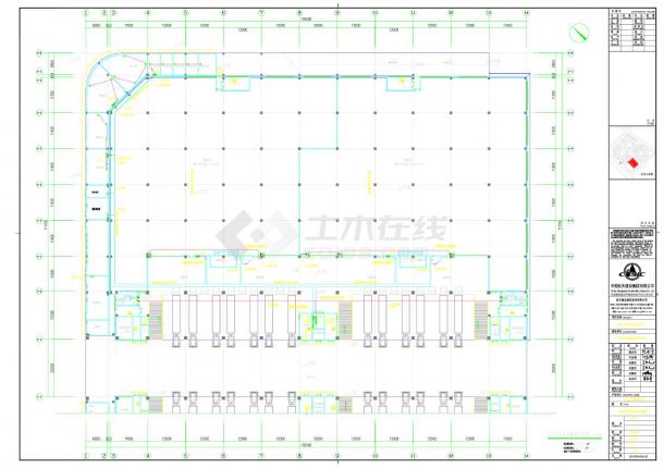 广东某大型物流仓储园B02电气施工图CAD-图二