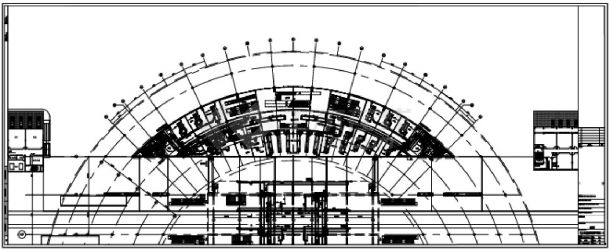 主站屋5.0米标高（18～21）空调风管平面CAD图.dwg-图一