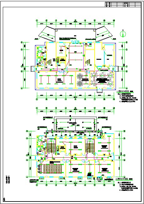 泗洪县某五层厂区综合楼电气施工图