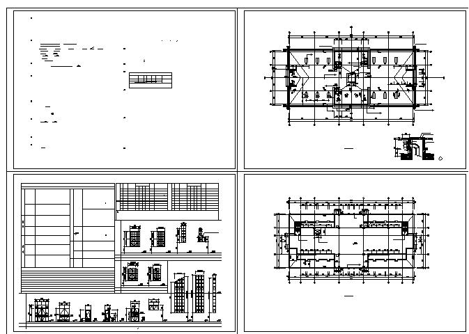 3层仿古式商业商铺建筑设计施工图