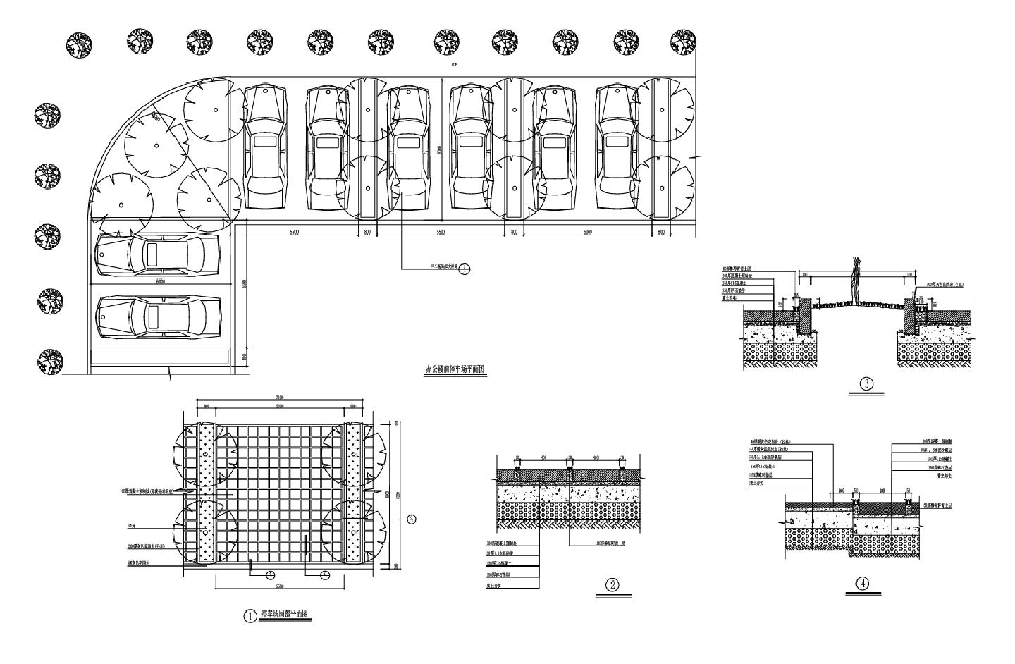 室外停车场大样CAD图.dwg