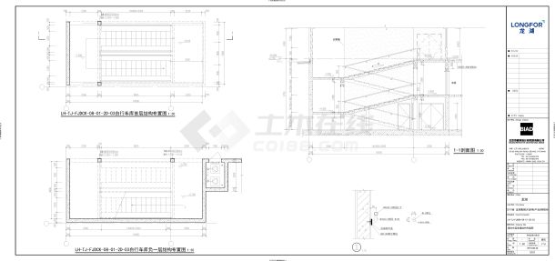 商业建筑设计平面cad标准模块3-图一