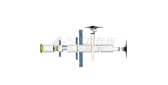 白色大气航天器航空su模型-图一