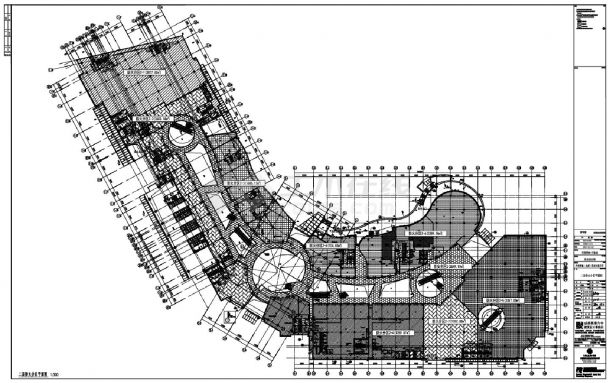 华润置地·万象城商业综合楼防火分区平面图CAD图.dwg-图一