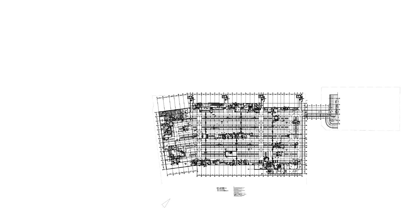 万达广场地下一二层平面图
