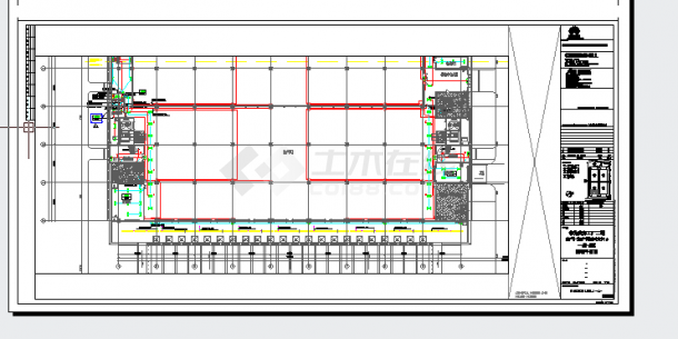 工业厂房-电气-生产用房(大)16一层-照明平面图-图二