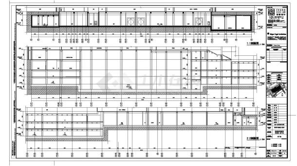 深圳美术馆 图书馆项目全套建筑施工图-建筑地下室-图一