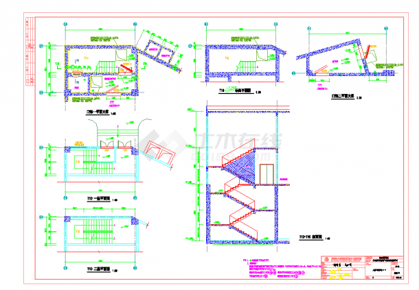 云南十五层框架结构酒店建筑工程项目施工图-建筑CAD图纸-图二
