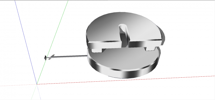 现代钢结构小型折压器su模型_图1