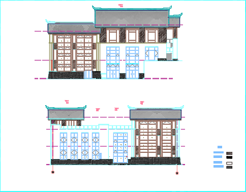 贵州民宿酒店建筑施工图