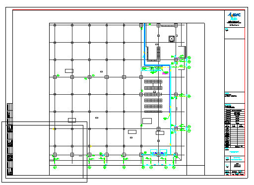 纳米智能技术科技园三期给排水前道封测生产厂房图纸_图1