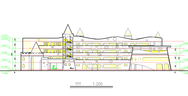 某地幼儿园方案设计CAD图纸-图一