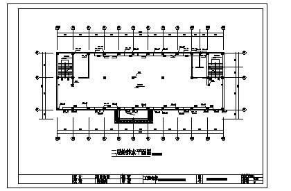 某市某钢结构分公司职工宿舍楼整套CAD参考图-图一