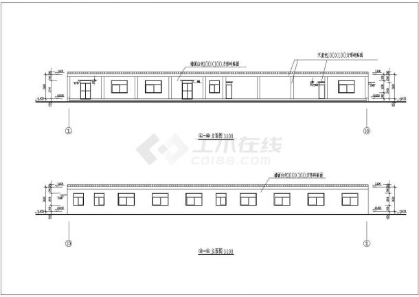 某城市多层经济型食堂设计详图-图二