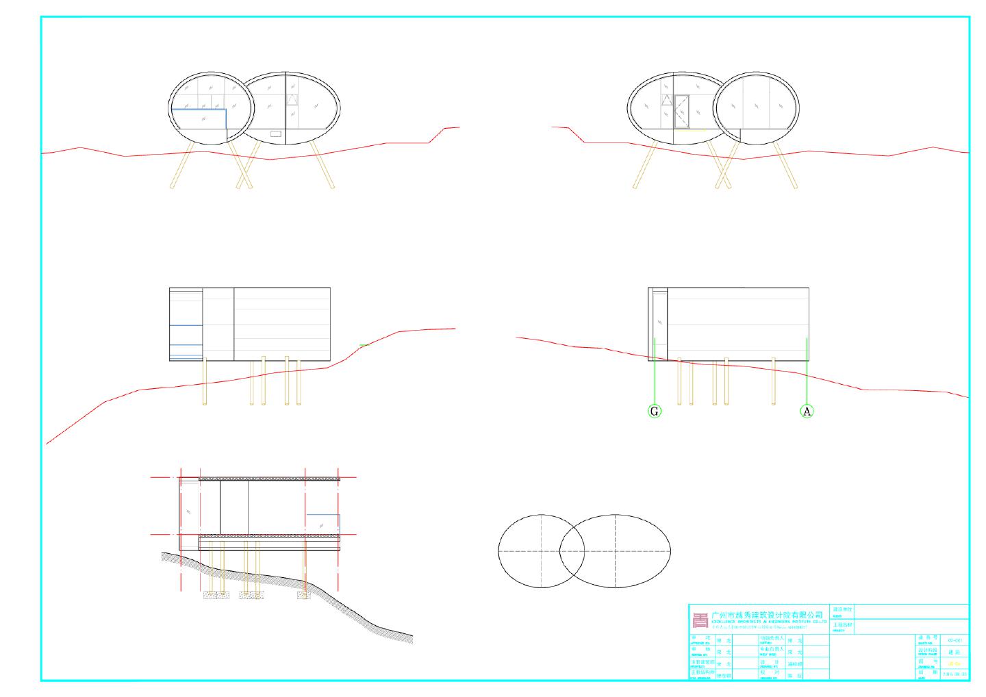 某某F2--建筑结构平面图CAD图