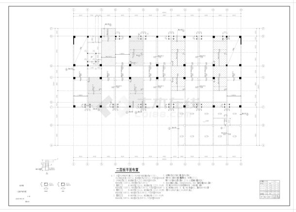 龙市特殊学校迁建施工图 结构CAD-图二