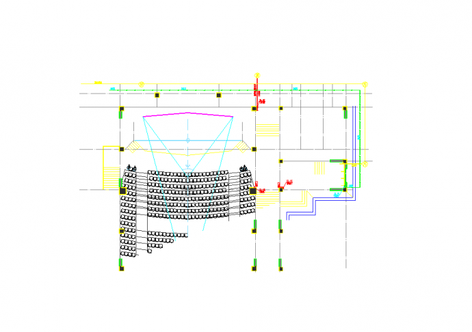 某地实验楼-给排水平面CAD图纸_图1