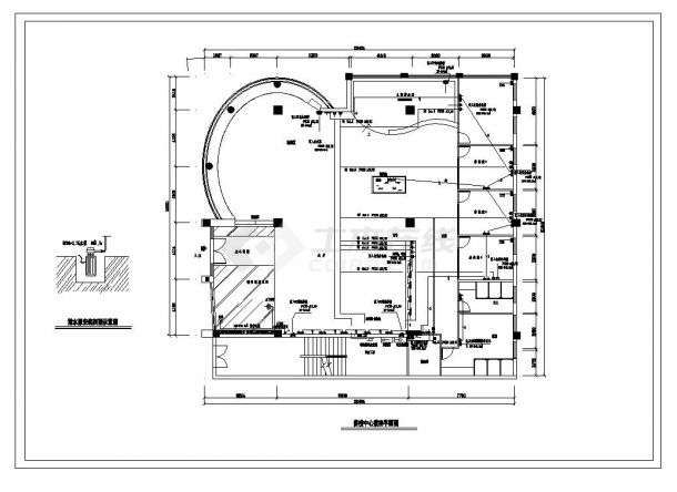 某售楼中心2层电气系统方案详图-图二