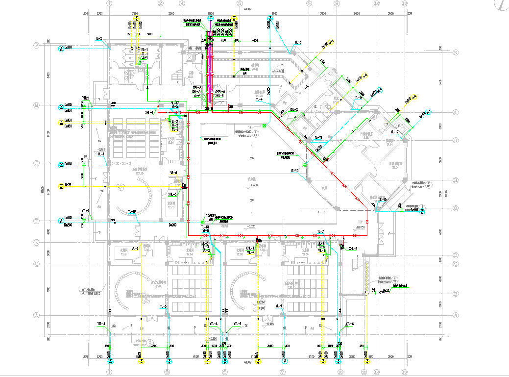 某地幼儿园给排水CAD图纸