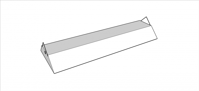 现代复古长方形经典灯su模型_图1