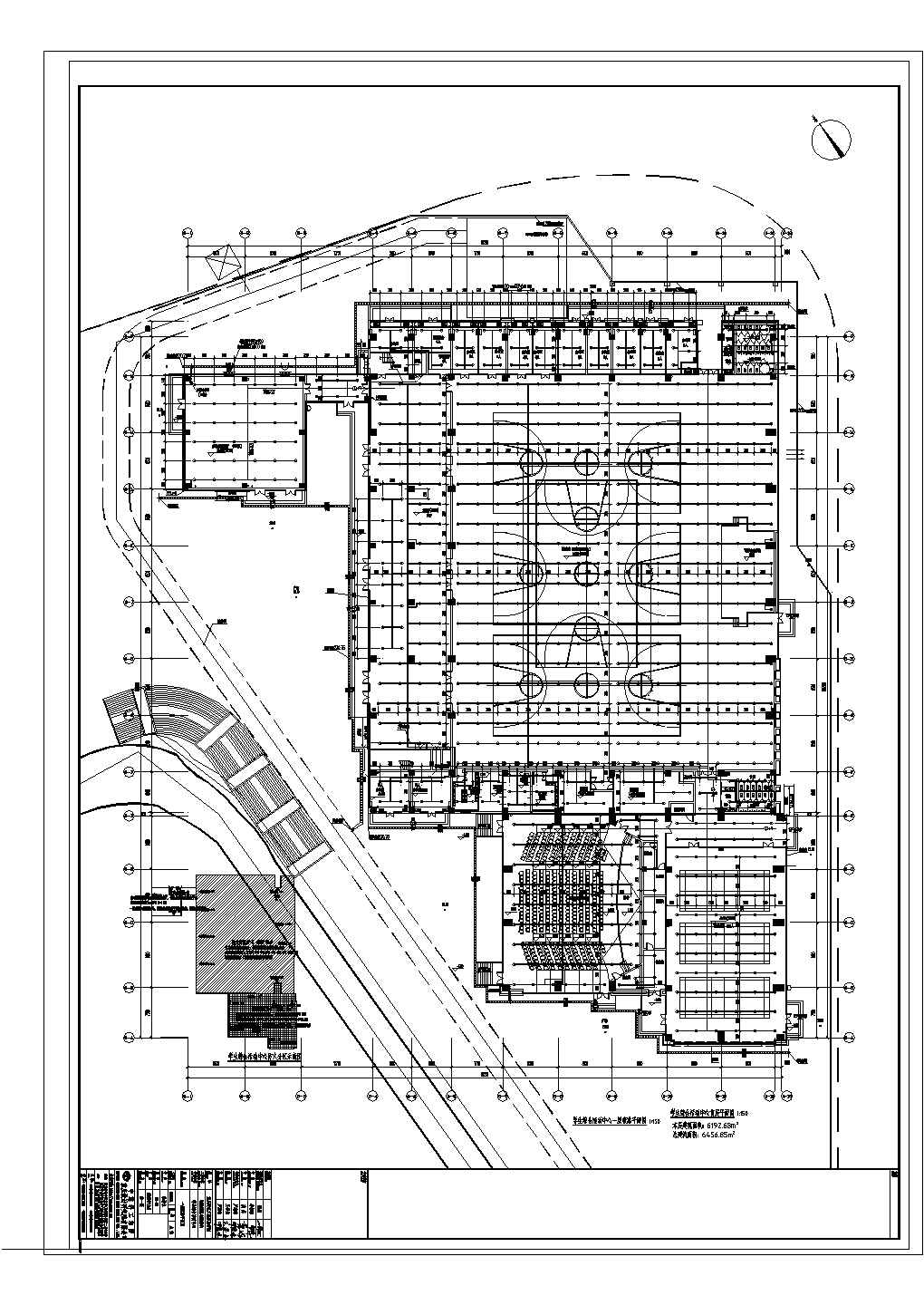 某地区体育综合活动中心CAD图纸