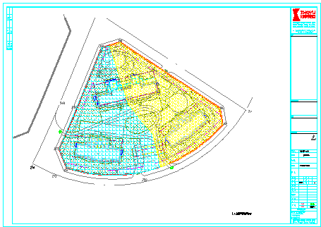 剪力墙结构高层住宅海绵城市施工图cad-图一