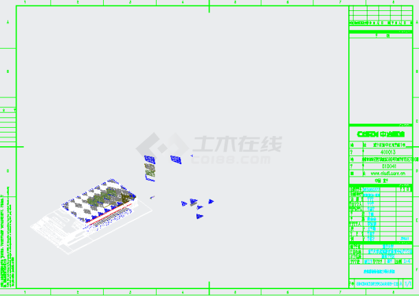 某地幕墙三维大样及典型节点设计cad施工图-图二