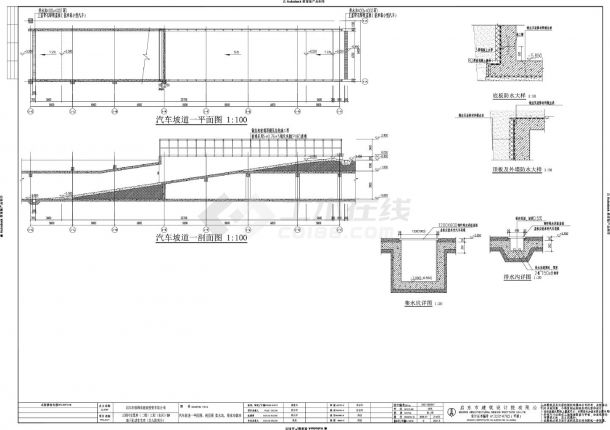 士清村安置房（二期）工程（东区）地下机动车车库建施CAD图-图二