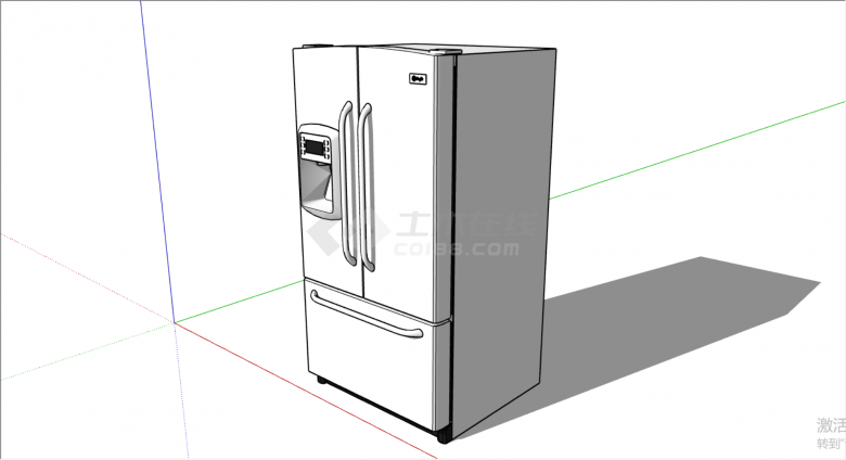  Su model of multi-function ice making double door refrigerator - Figure 2