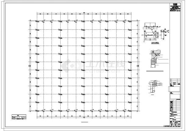 2021单层钢结构厂房全专业施工图纸80P-图二