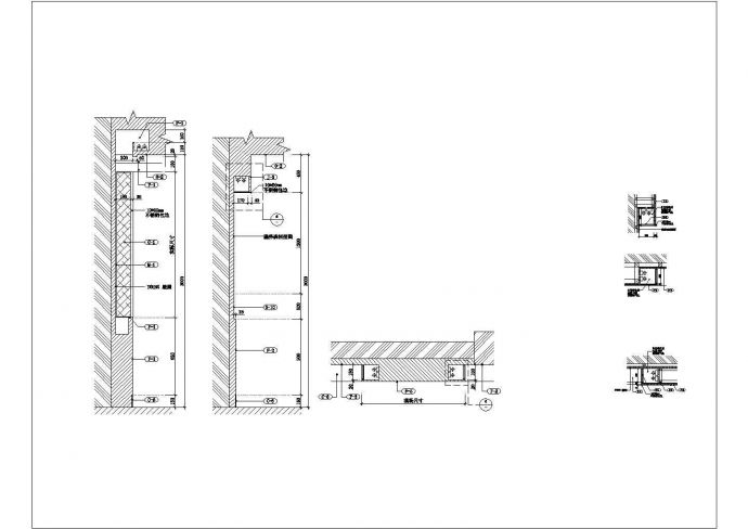 某肯德基施工餐饮快餐CAD节点完整构造设计图纸_图1