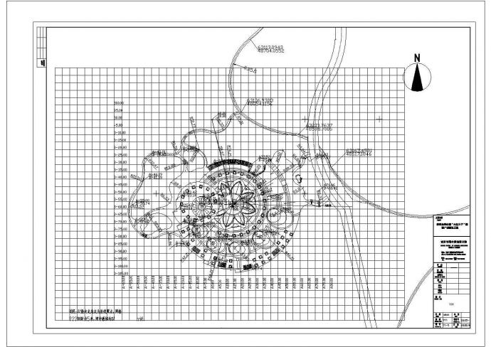 贵阳某公园雕塑广场设计cad全套景观施工图（含设计说明）_图1