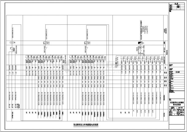 某多层教学楼强弱电设计cad全套电气施工图（含设计说明）-图一