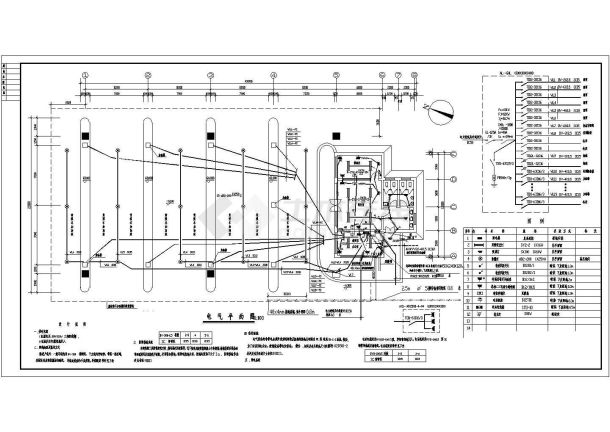某加油站电气设计cad全套施工图（含设计说明）-图二