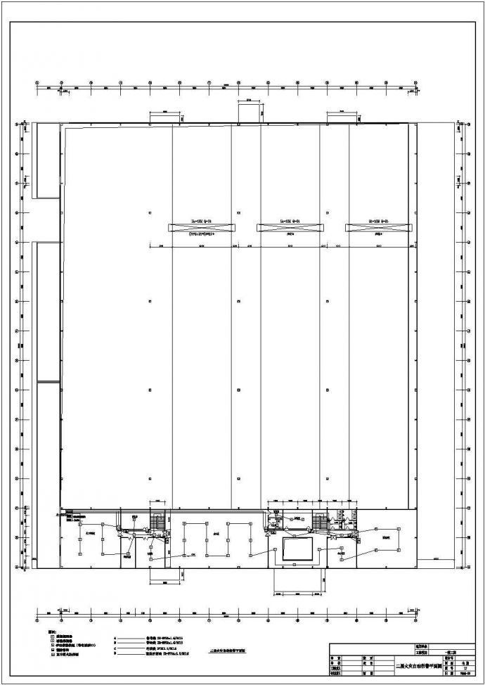 某大型厂房配电设计cad全套电气施工图（含设计说明，含消防设计）_图1