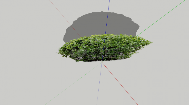 海桐球绿色植物景观su模型-图二