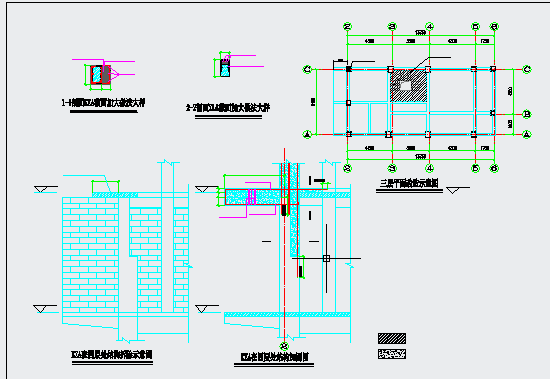 福建新中式别墅样板房结构系统图_图1