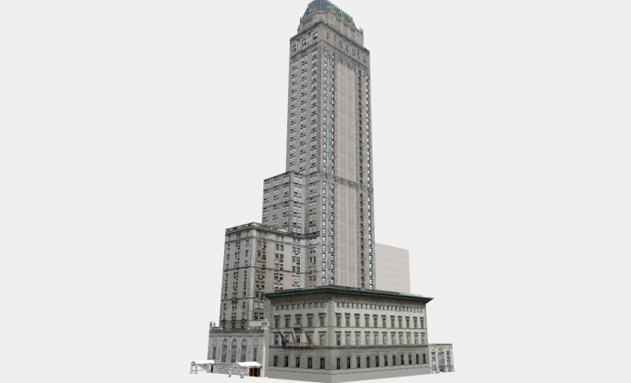 现代国外办公楼大厦su模型_图1