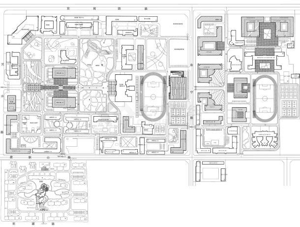 兰州大学学生活动中心总平面布置CAD图-图一