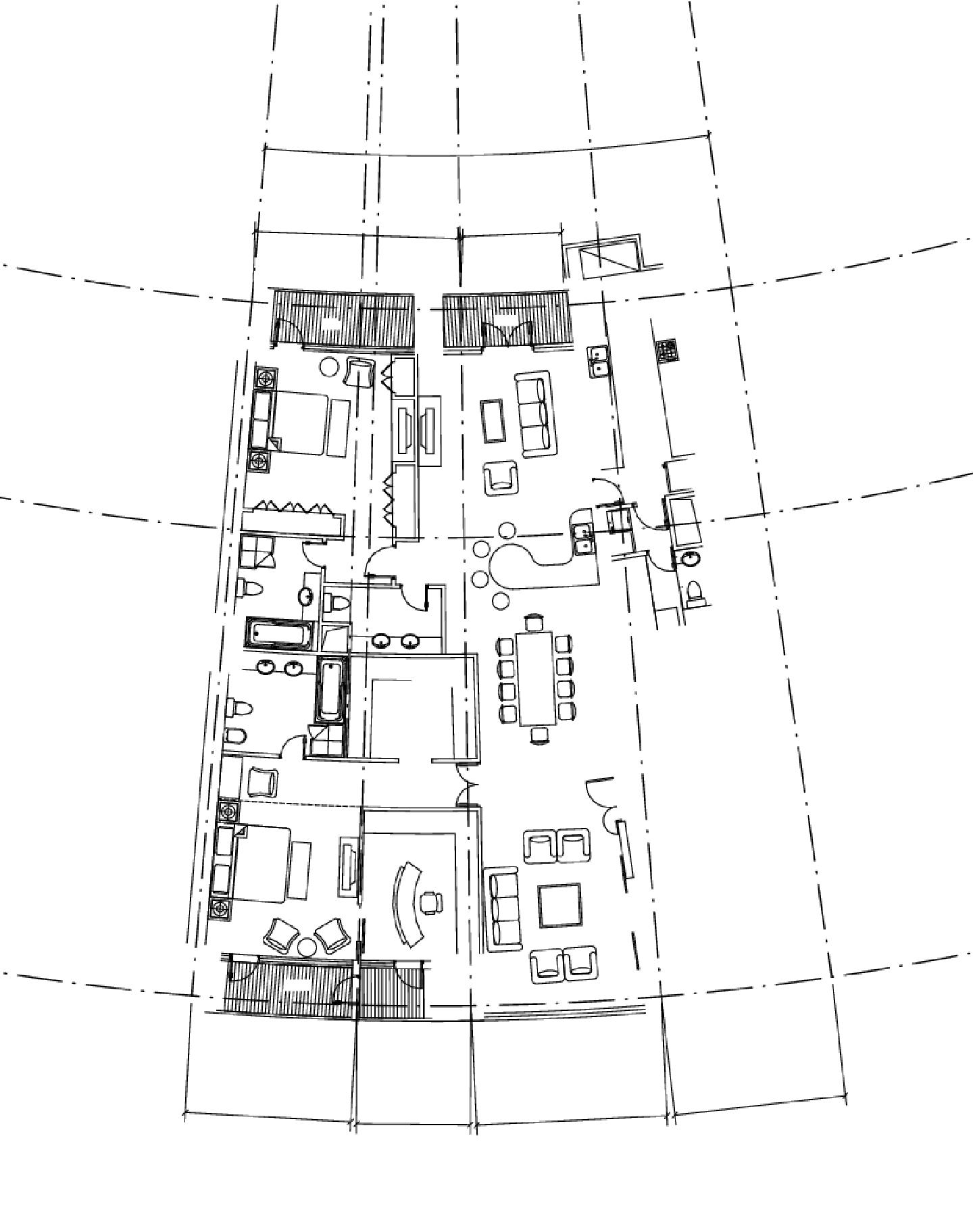 北京CBD某城市综合体内部空间设计图